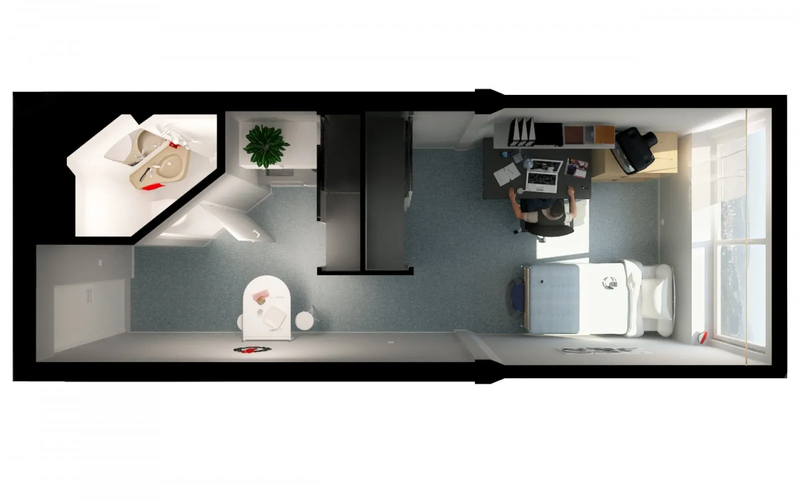 Conception 3D Chambre école des mines