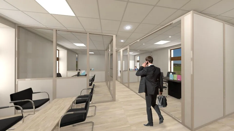 Conception 3D Chambre notaire