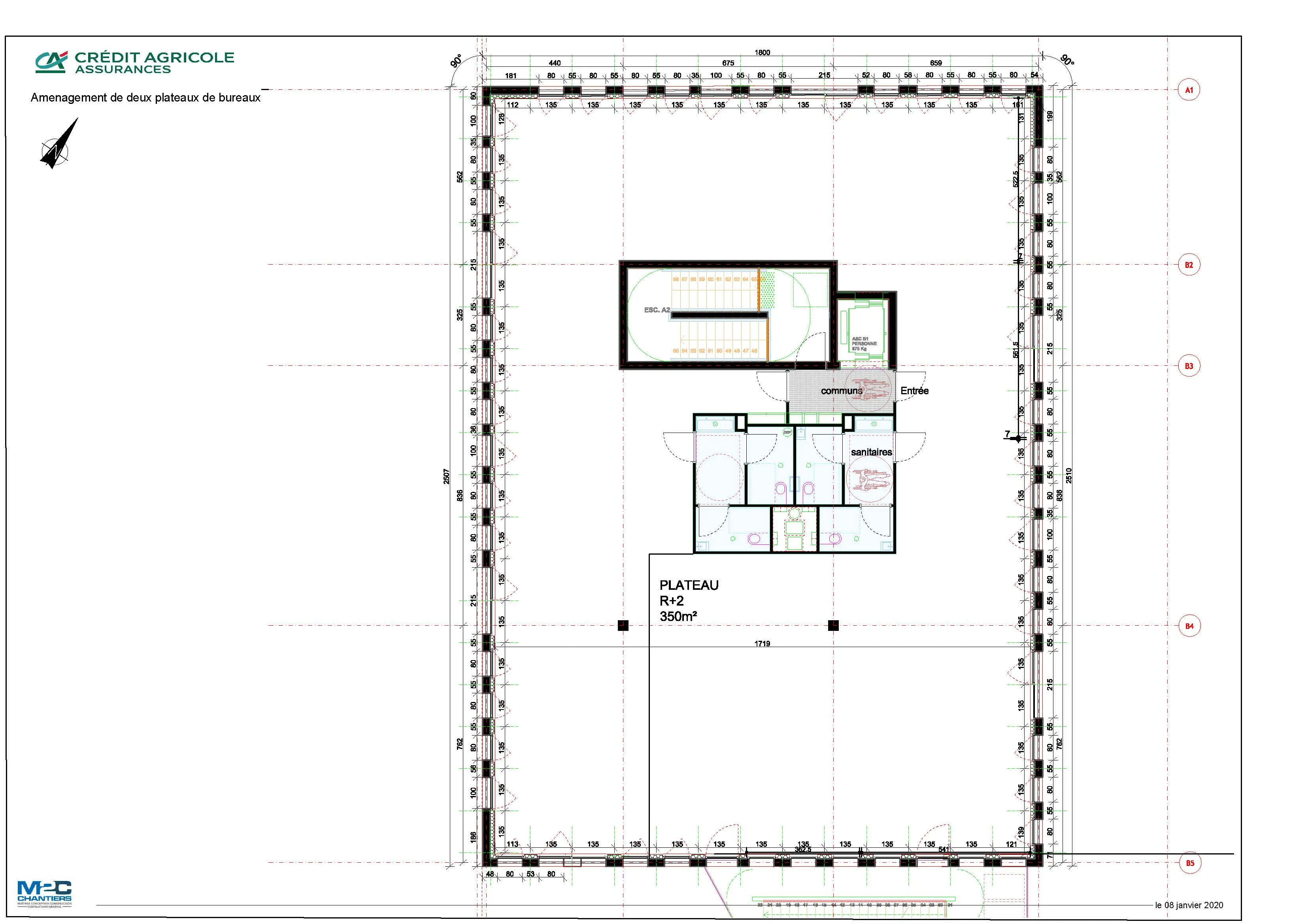 Plan aménagement intérieur Pacifica