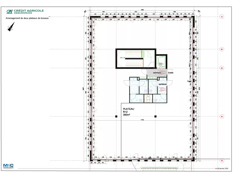 Plan aménagement intérieur Pacifica