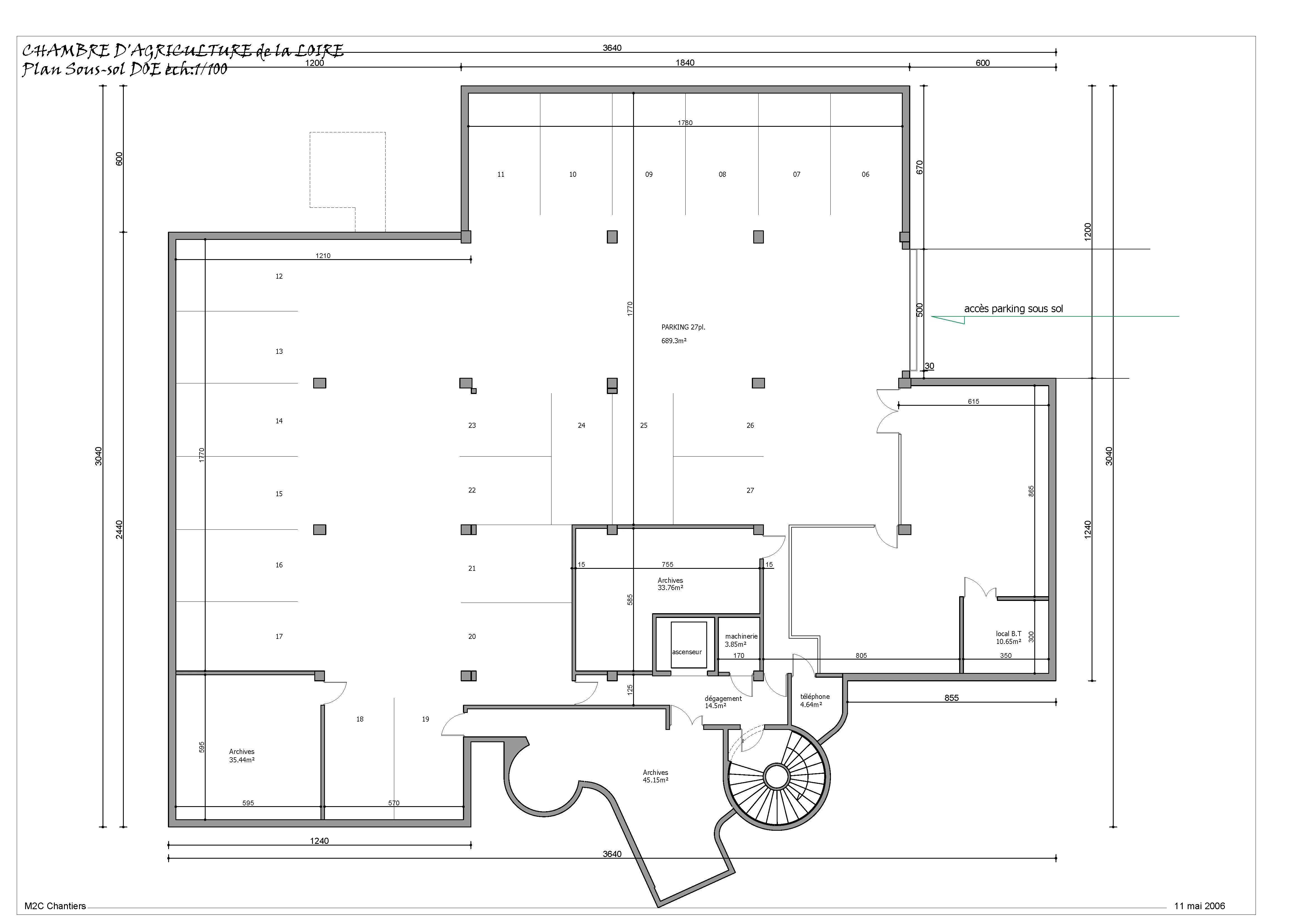 Chambre de l'agriculture et de la Loire Conception Plan