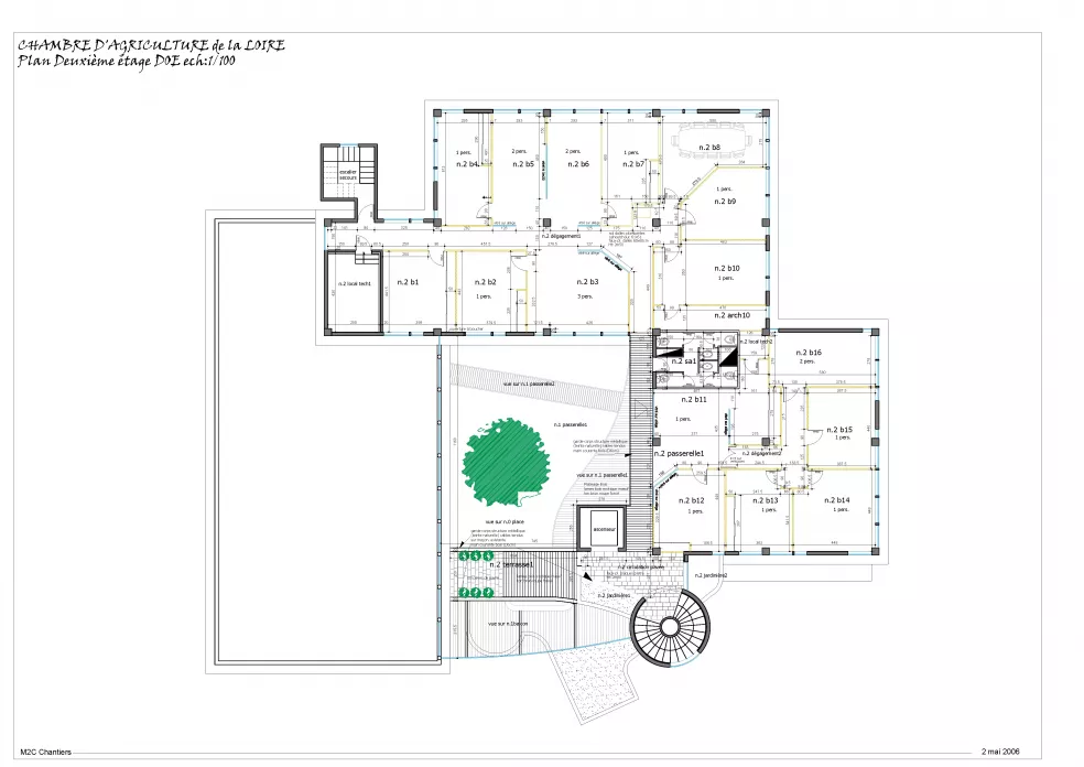 Chambre de l'agriculture et de la Loire Conception Plan