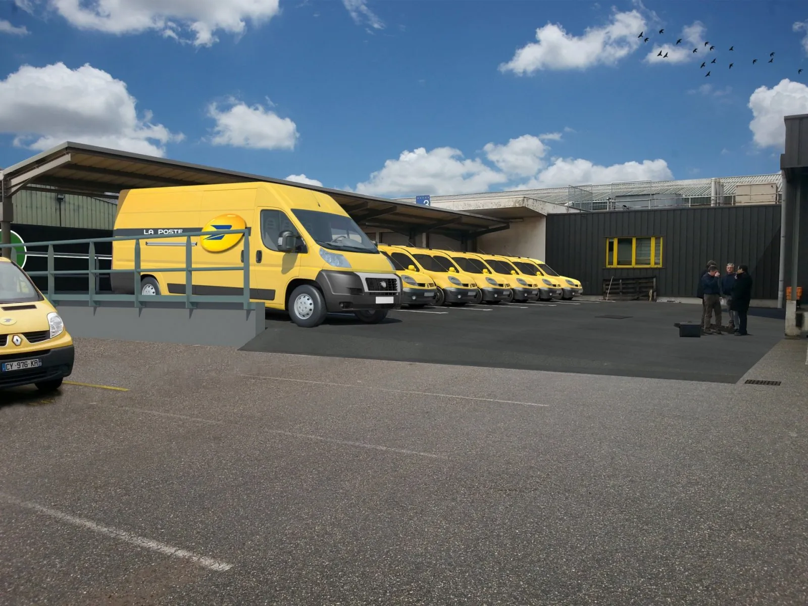 Conception 3D La poste