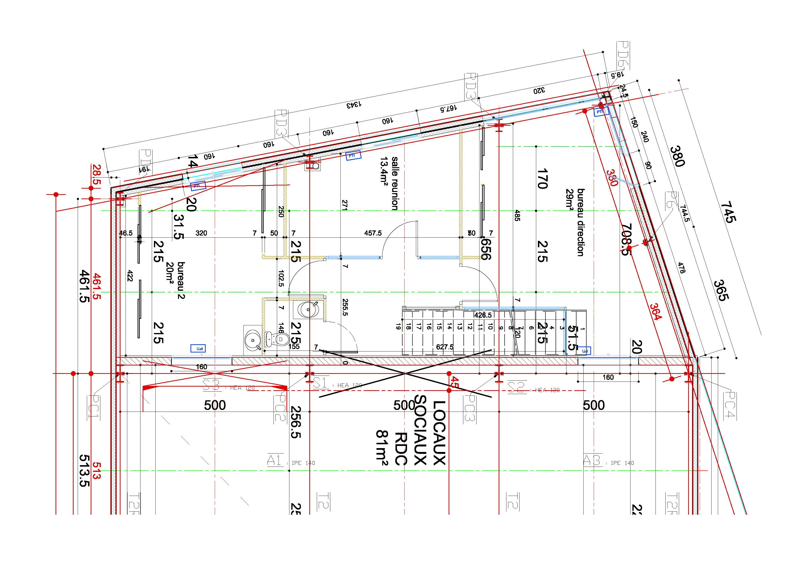 Miroiterie des plaines conception plan aménagement interieur