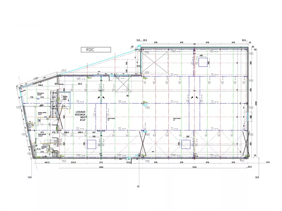 Miroiterie des plaines conception plan aménagement interieur