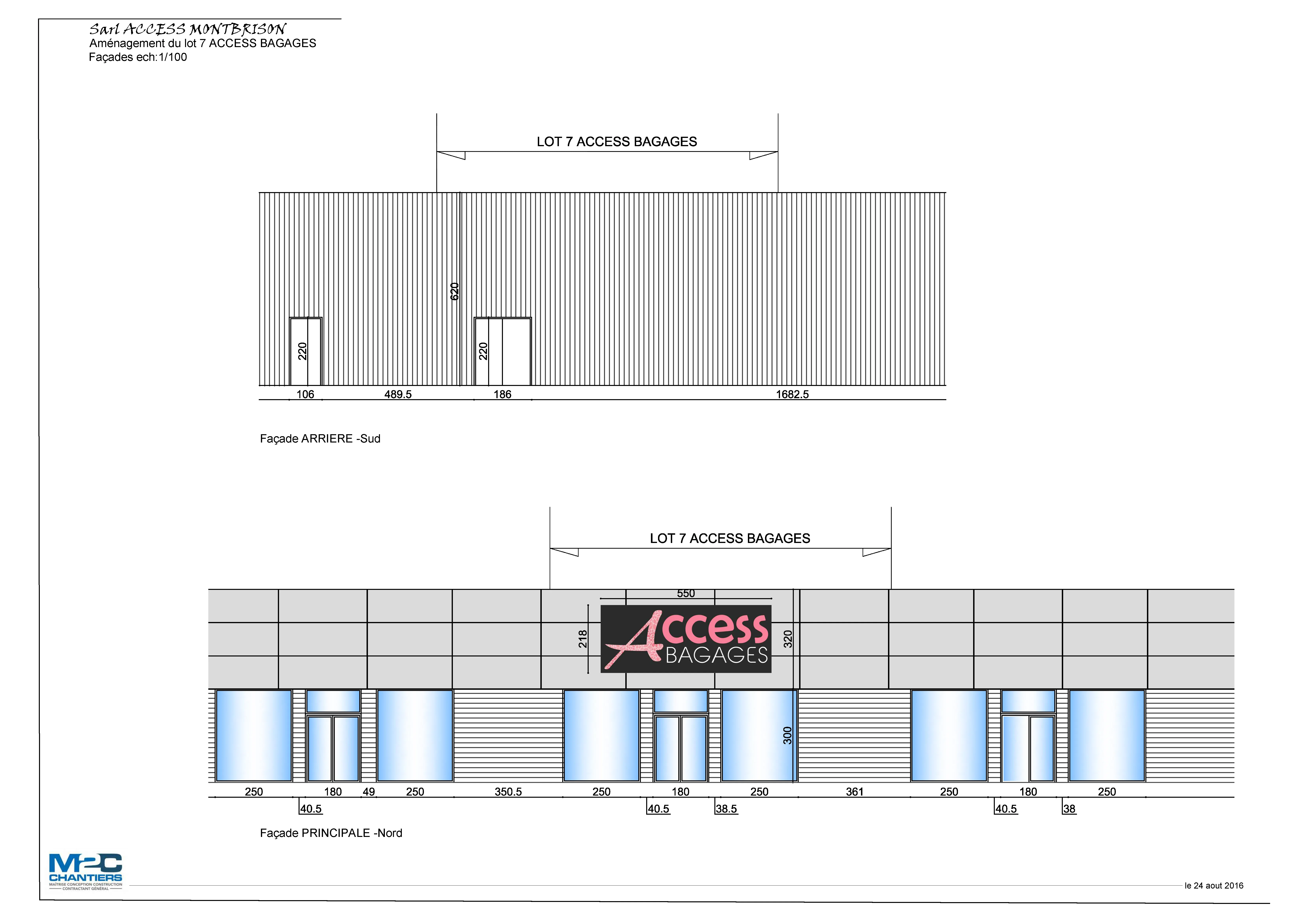 Façade Access bagages