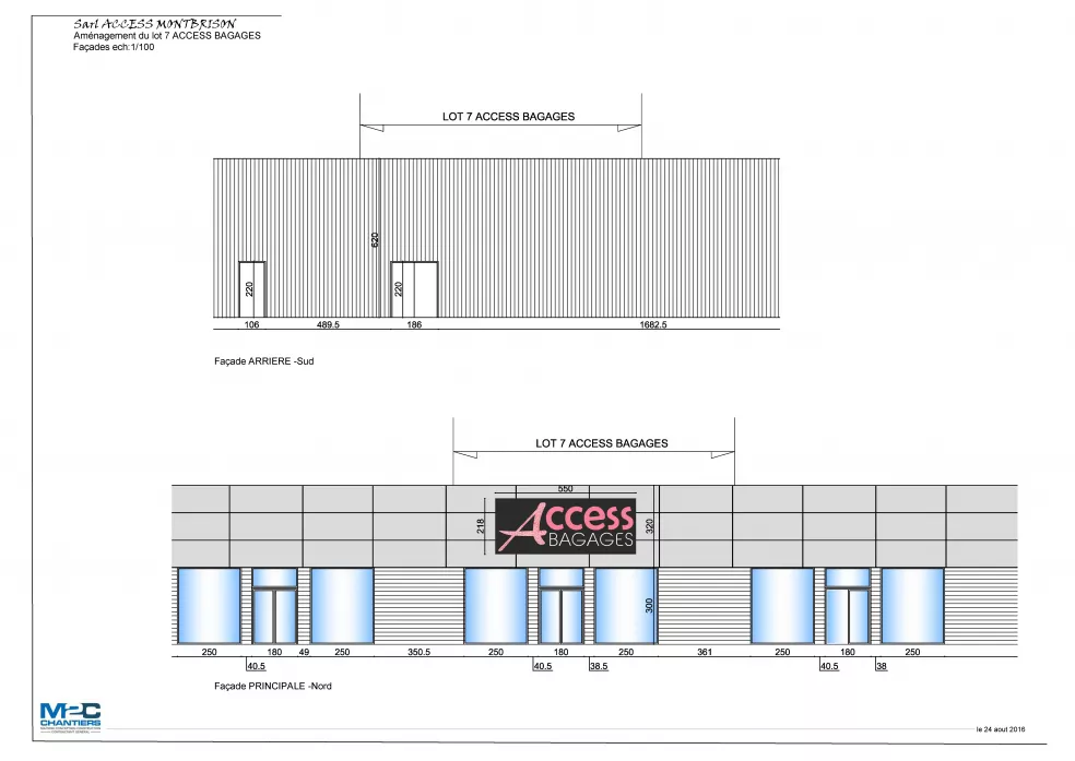 Façade Access bagages