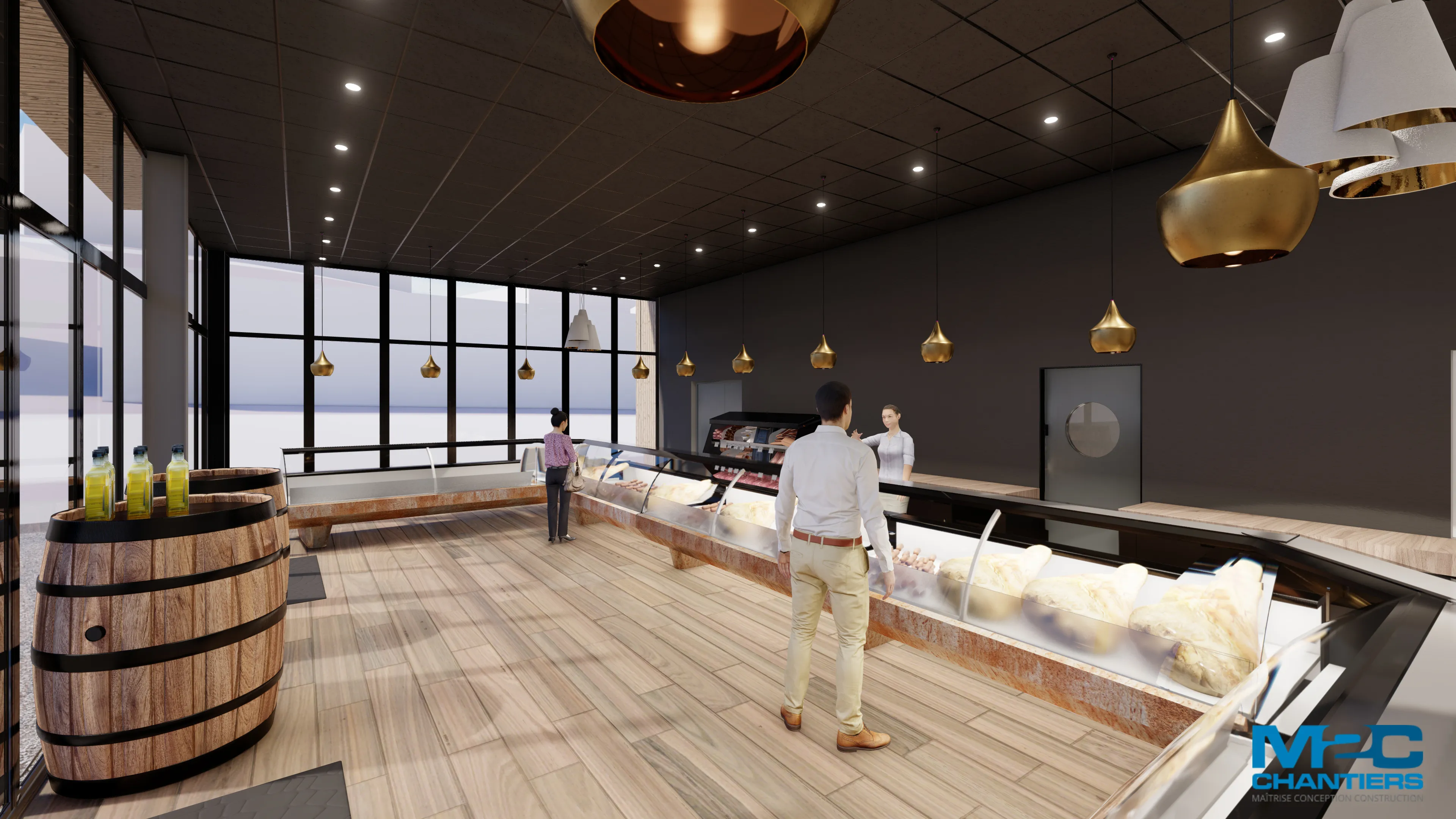 Conception 3D Boucherie Champ du Geai