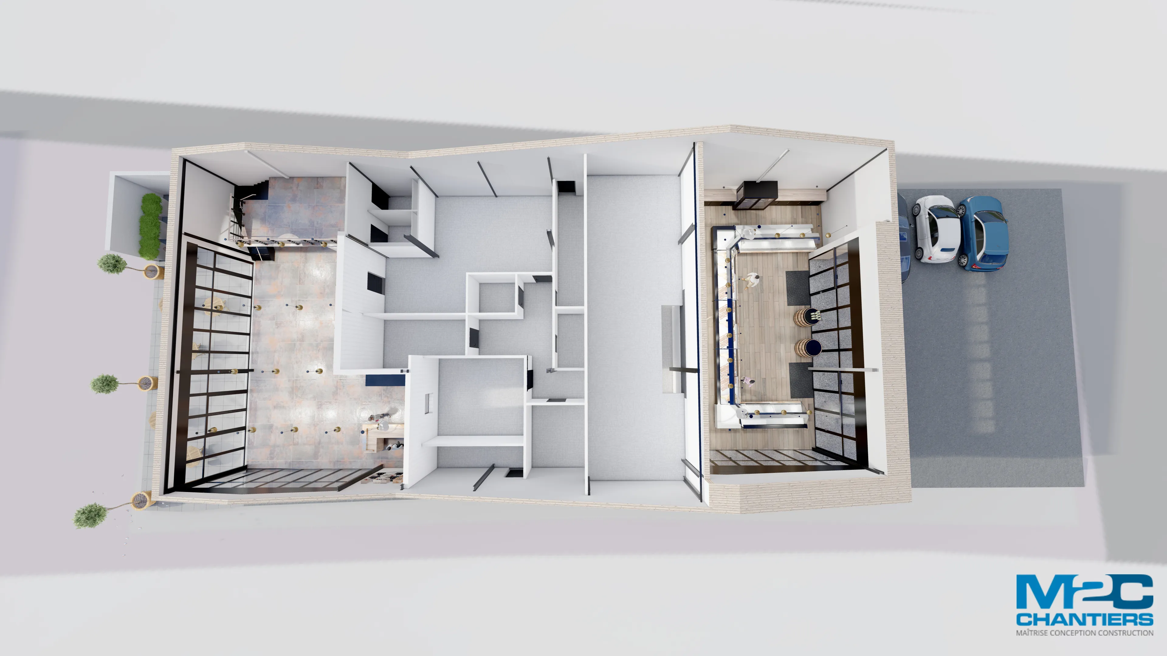 Conception 3D Boucherie Champ du Geai