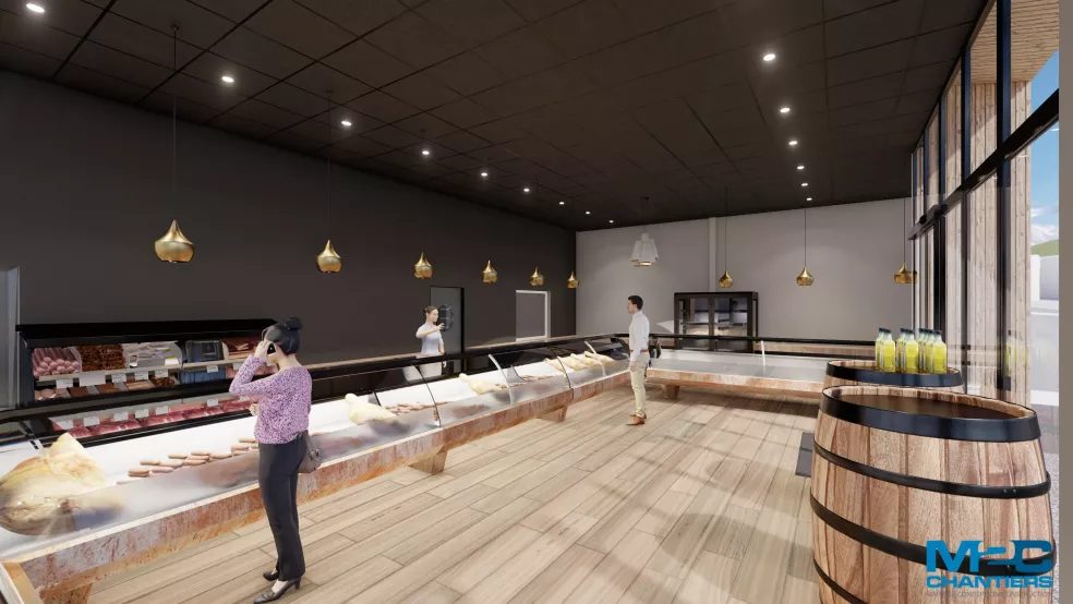 Conception 3D Boucherie Champ du Geai